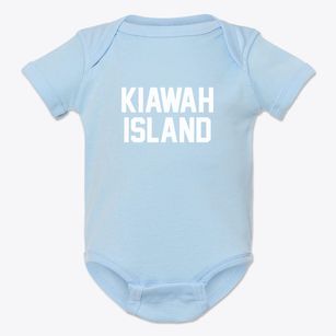 Kiawah Island South Carolina Classic Block Baby Onesie