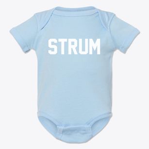 Strum Wisconsin Classic Block Baby Onesie