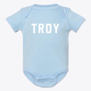 Troy Kansas Classic Block Baby Onesie