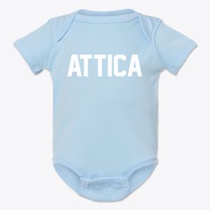 Attica Ohio Classic Block Baby Onesie