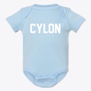 Cylon Wisconsin Classic Block Baby Onesie