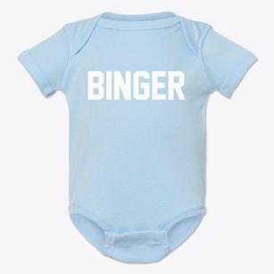 Binger Oklahoma Classic Block Baby Onesie
