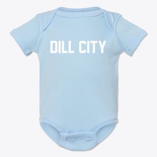 Dill City Oklahoma Classic Block Baby Onesie