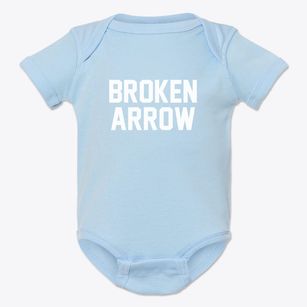 Broken Arrow Oklahoma Classic Block Baby Onesie