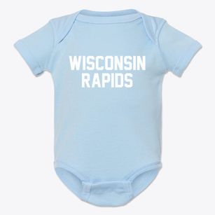 Wisconsin Rapids Wisconsin Classic Block Baby Onesie