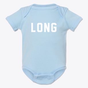 Long Oklahoma Classic Block Baby Onesie
