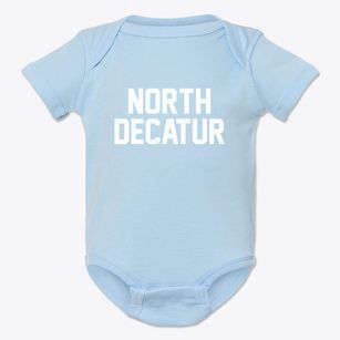 North Decatur Georgia Classic Block Baby Onesie