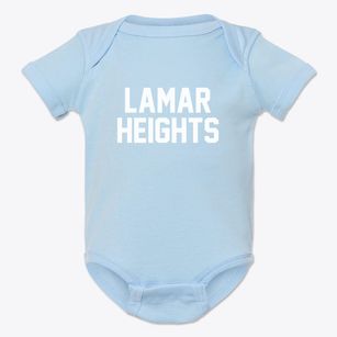 Lamar Heights Missouri Classic Block Baby Onesie
