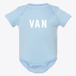 Van West Virginia Classic Block Baby Onesie