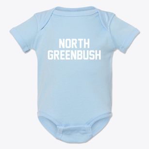 North Greenbush New York Classic Block Baby Onesie