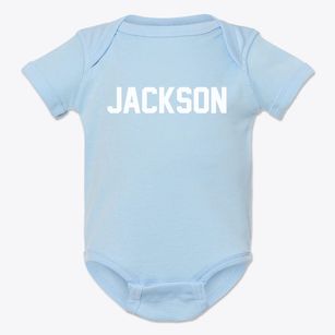 Jackson Wyoming Classic Block Baby Onesie