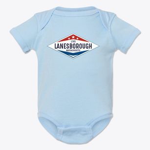 Lanesborough Massachusetts Diamond Star Baby Onesie