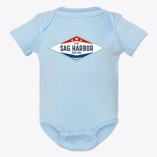 Sag Harbor New York Diamond Star Baby Onesie