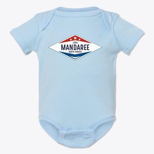Mandaree North Dakota Diamond Star Baby Onesie