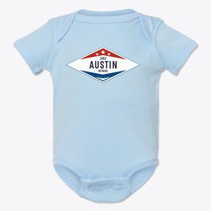 Austin Nevada Diamond Star Baby Onesie