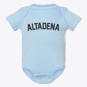 Altadena California Classic Curve Baby Onesie