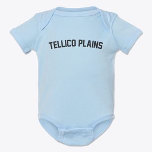 Tellico Plains Tennessee Classic Curve Baby Onesie