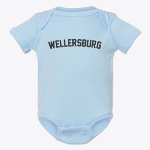 Wellersburg Pennsylvania Classic Curve Baby Onesie