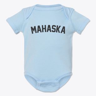 Mahaska Kansas Classic Curve Baby Onesie