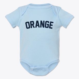 Orange Ohio Classic Curve Baby Onesie