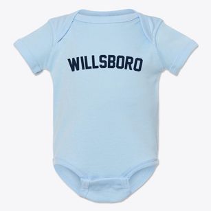 Willsboro New York Classic Curve Baby Onesie