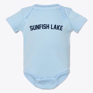 Sunfish Lake Minnesota Classic Curve Baby Onesie