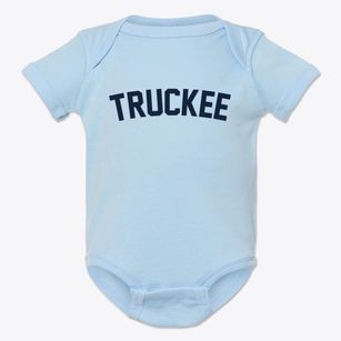 Truckee California Classic Curve Baby Onesie