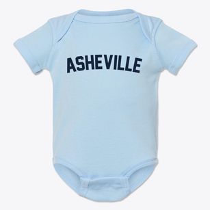 Asheville North Carolina Classic Curve Baby Onesie