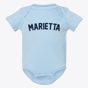 Marietta Minnesota Classic Curve Baby Onesie