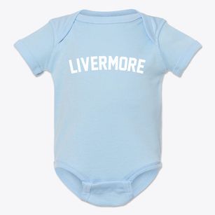 Livermore Iowa Classic Curve Baby Onesie