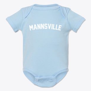 Mannsville New York Classic Curve Baby Onesie
