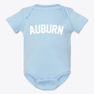 Auburn West Virginia Classic Curve Baby Onesie