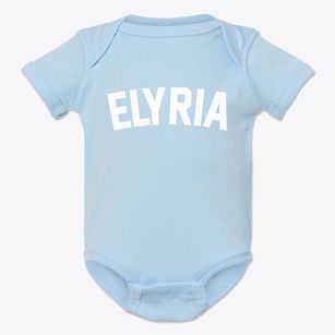 Elyria Nebraska Classic Curve Baby Onesie