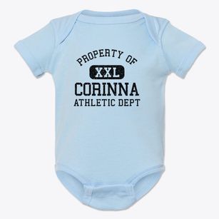 Corinna Maine Athletic Dept Baby Onesie