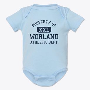 Worland Wyoming Athletic Dept Baby Onesie
