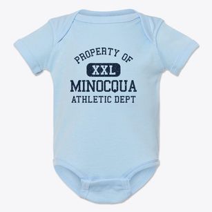 Minocqua Wisconsin Athletic Dept Baby Onesie