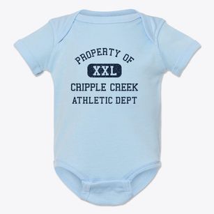 Cripple Creek Colorado Athletic Dept Baby Onesie