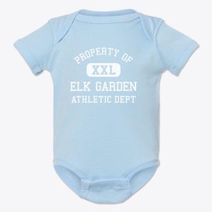 Elk Garden West Virginia Athletic Dept Baby Onesie