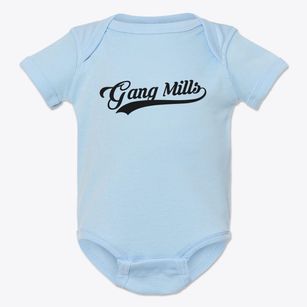 Gang Mills New York Vintage Team Baby Onesie