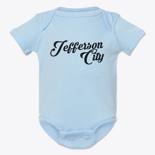Jefferson City Missouri Vintage Team Baby Onesie
