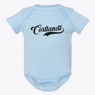 Cortlandt New York Vintage Team Baby Onesie