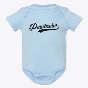 Pembroke Georgia Vintage Team Baby Onesie