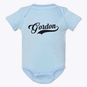 Gordon Nebraska Vintage Team Baby Onesie