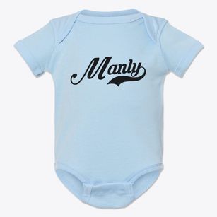 Manly Iowa Vintage Team Baby Onesie