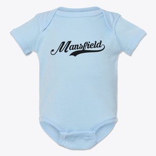 Mansfield Arkansas Vintage Team Baby Onesie
