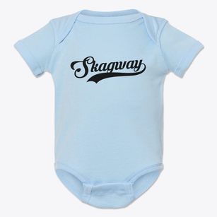 Skagway Alaska Vintage Team Baby Onesie