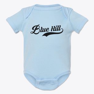Blue Hill Nebraska Vintage Team Baby Onesie