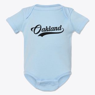 Oakland Illinois Vintage Team Baby Onesie