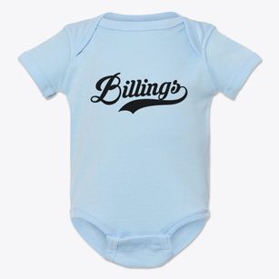 Billings Oklahoma Vintage Team Baby Onesie
