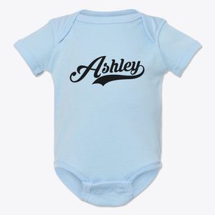 Ashley Illinois Vintage Team Baby Onesie
